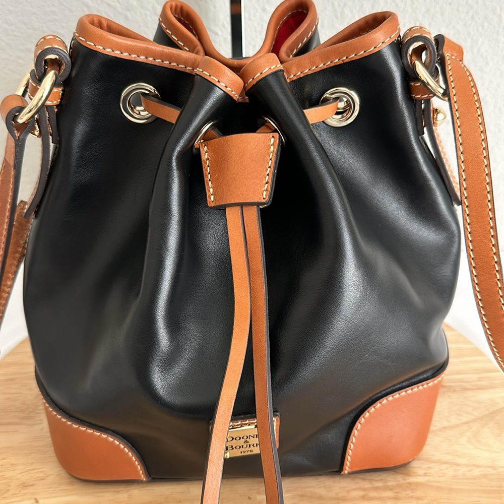 Dooney & Bourke Wexford Leather Crossbody Drawstring Bag - Picture 2 of 16